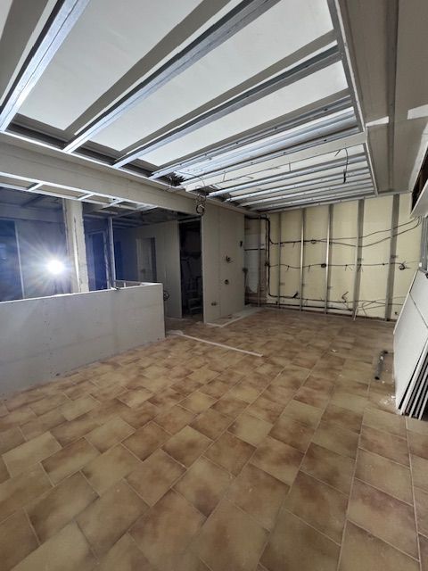 Une pièce en rénovation