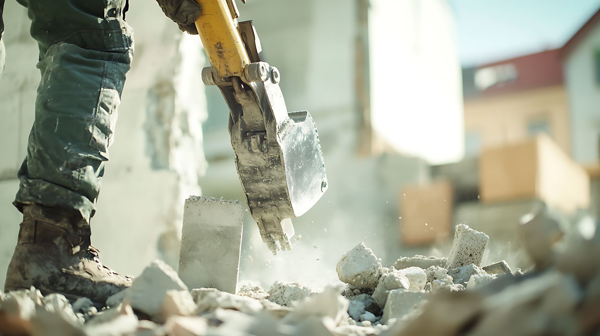 Démolition d'un mur