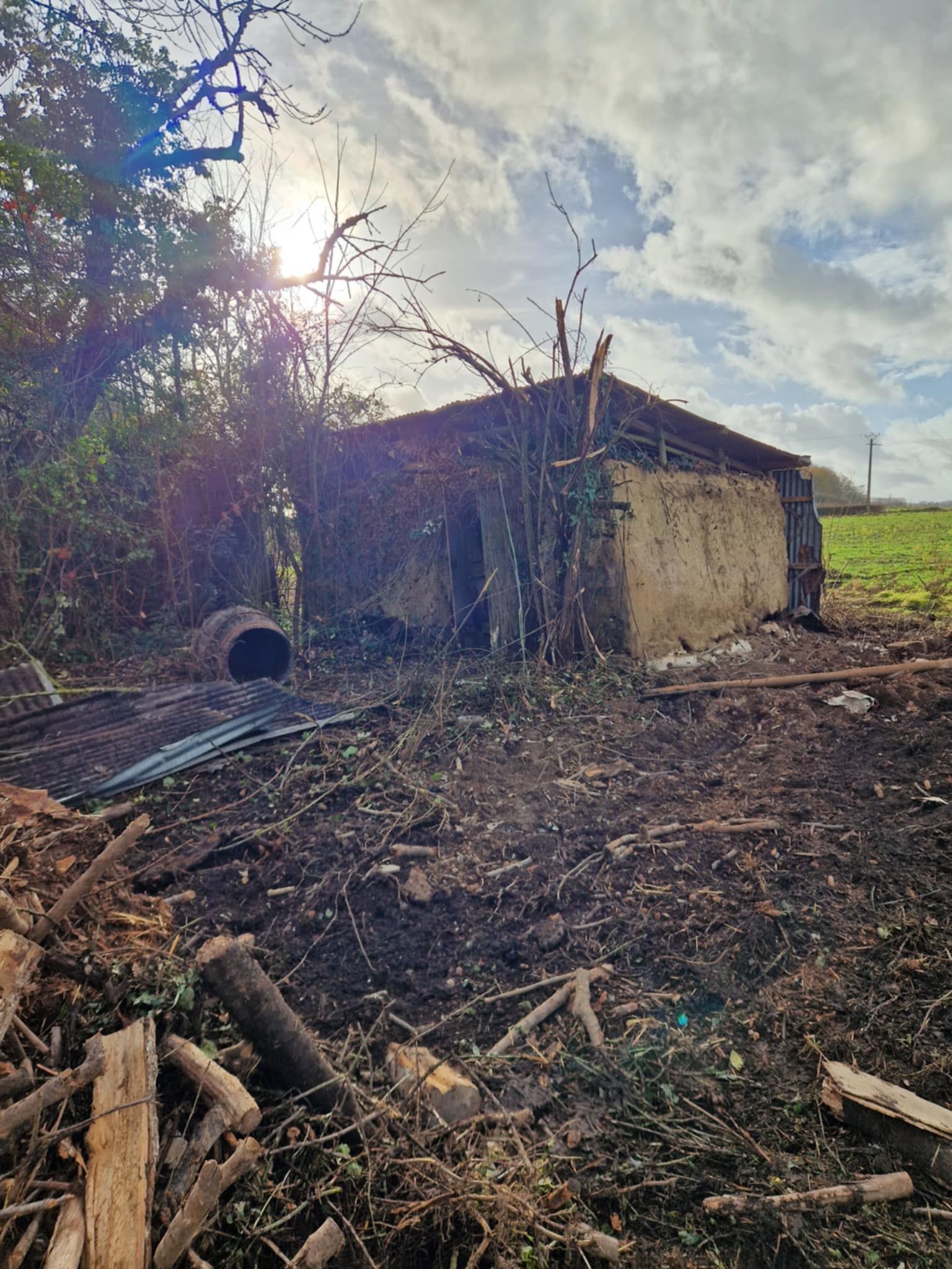 Travaux de démolition