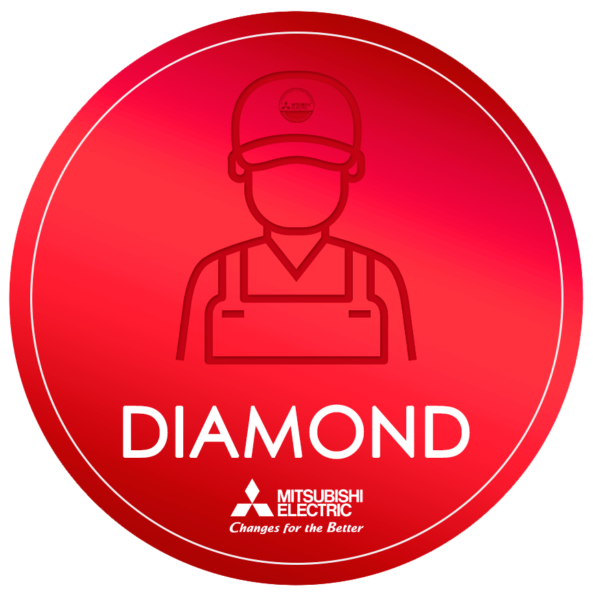 Logo Mitsubishi Electric Diamond.