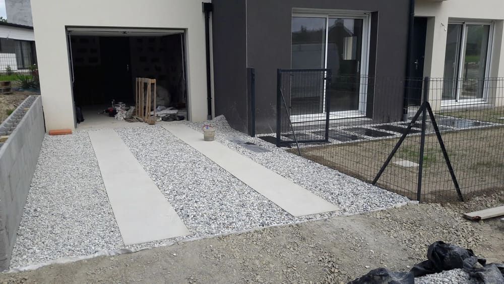 Bande de roulement béton