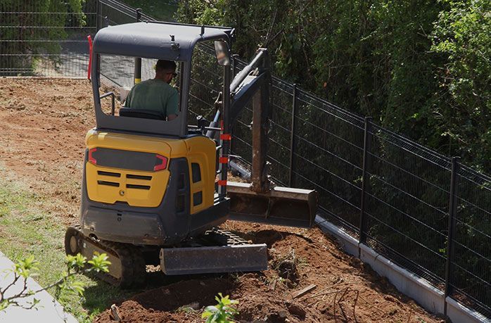 Remise à niveau d'un terrain