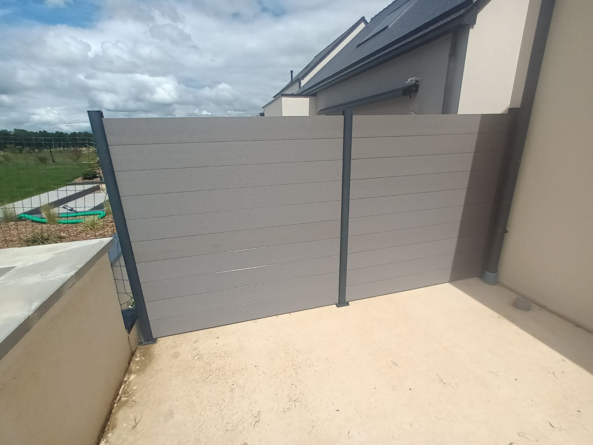 Claustra composite d'1m50 sur platine