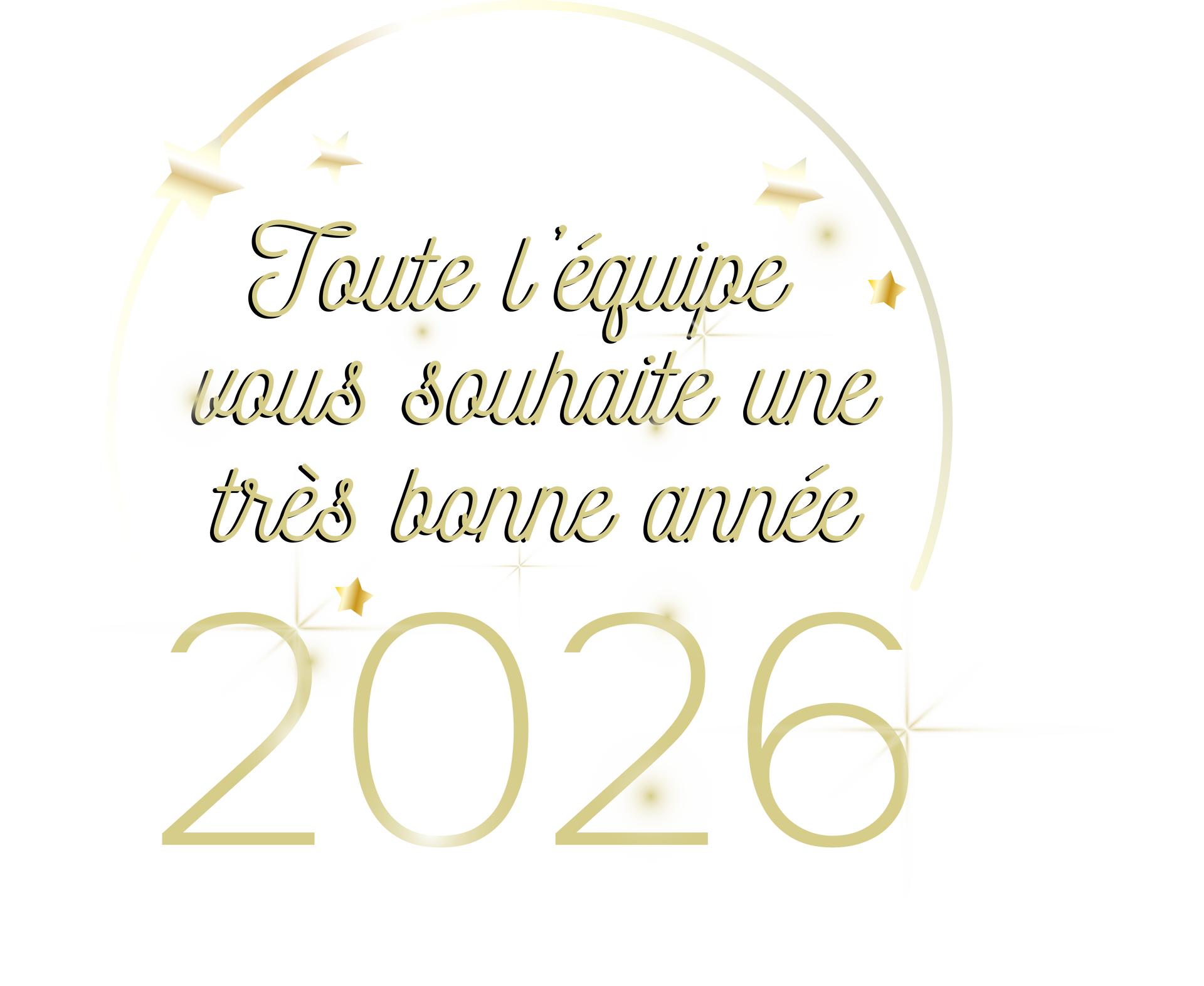 Toute l’équipe vous souhaite une très bonne année 2026.