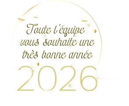 Toute l’équipe vous souhaite une très bonne année 2026.