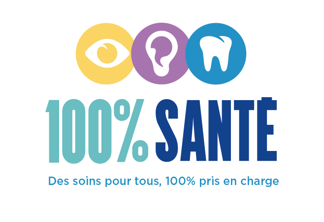 Logo 100 % Santé.