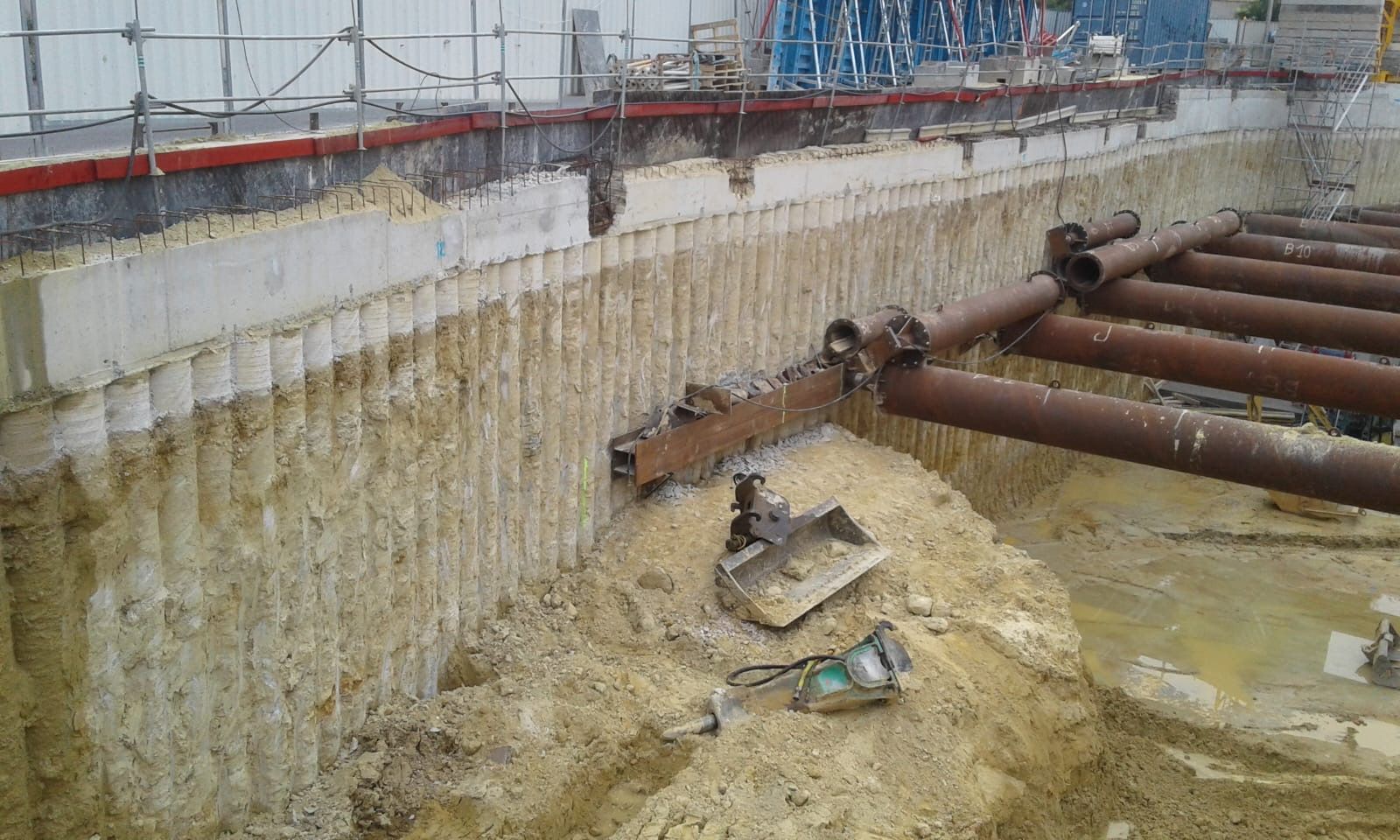 Le Petit train - fondations