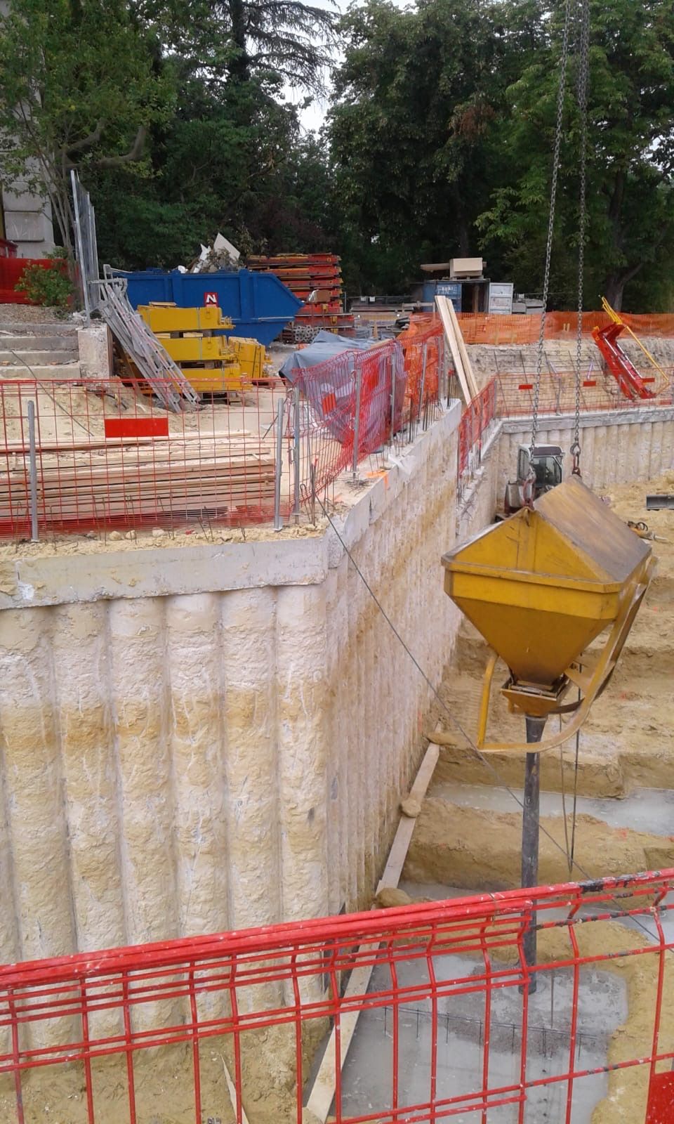 Maison Blanche en travaux