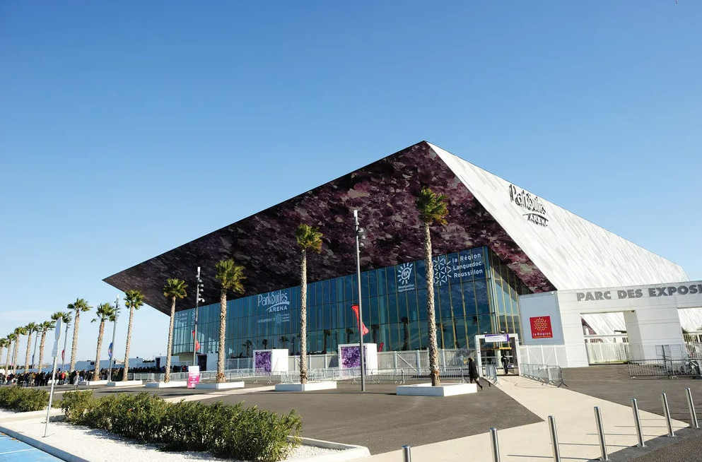 Bellmas - travaux au stade Arena à Montpellier