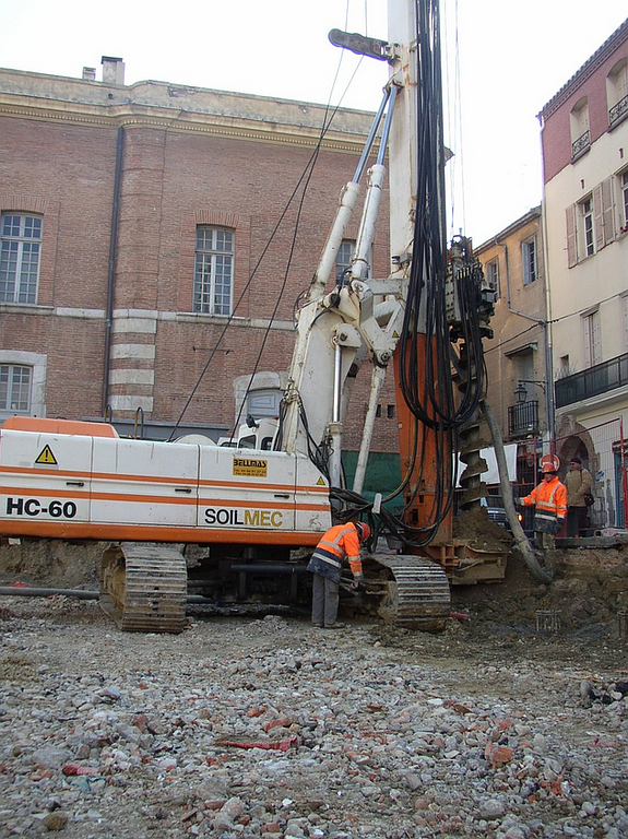 Foreise sur un chantier