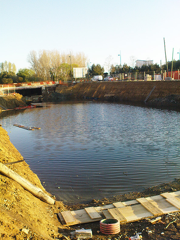Puit Saint-Lazare remplissage en cours