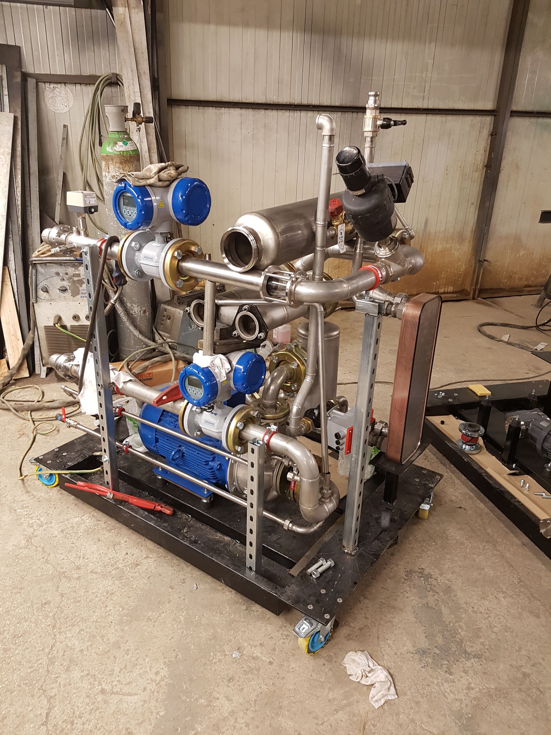 Nos réalisations : un chariot d'huile