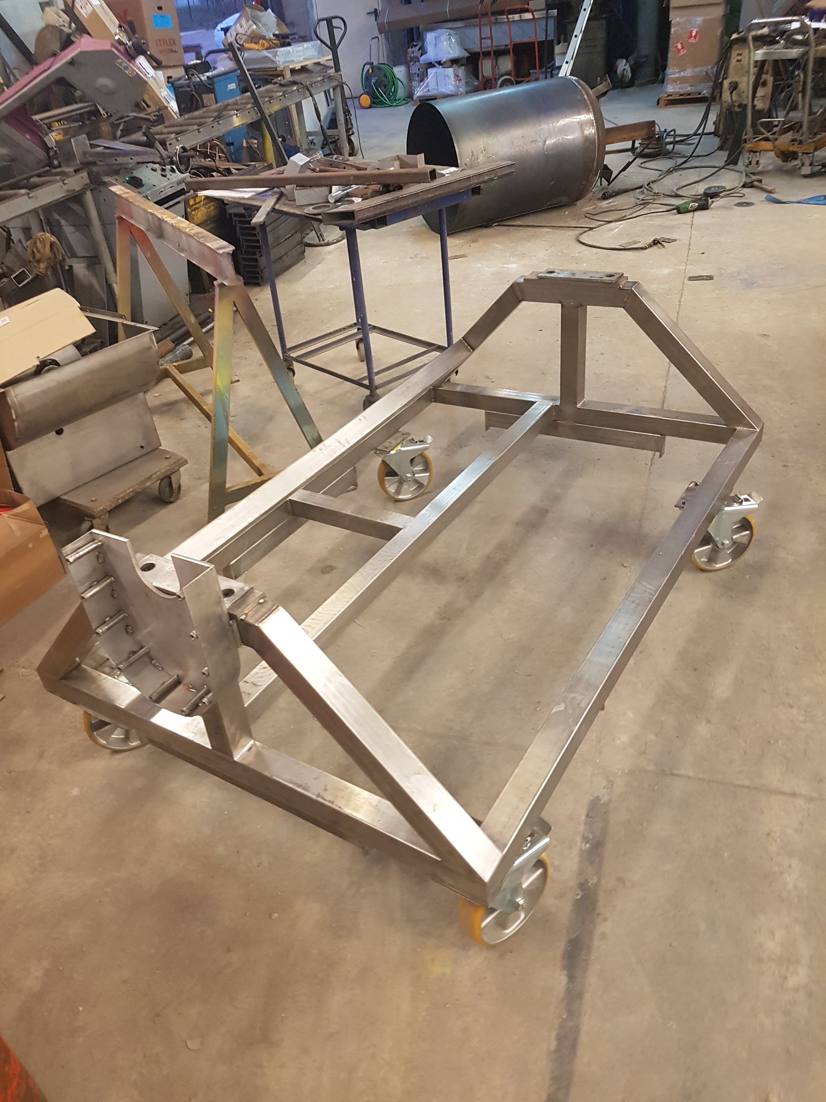 Fabrication d'un chariot inclinable