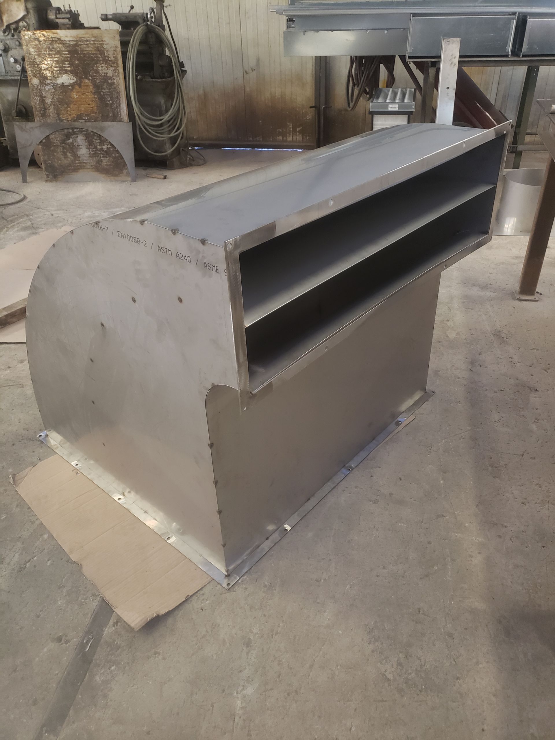 Nos réalisations : une fabrication de métallerie