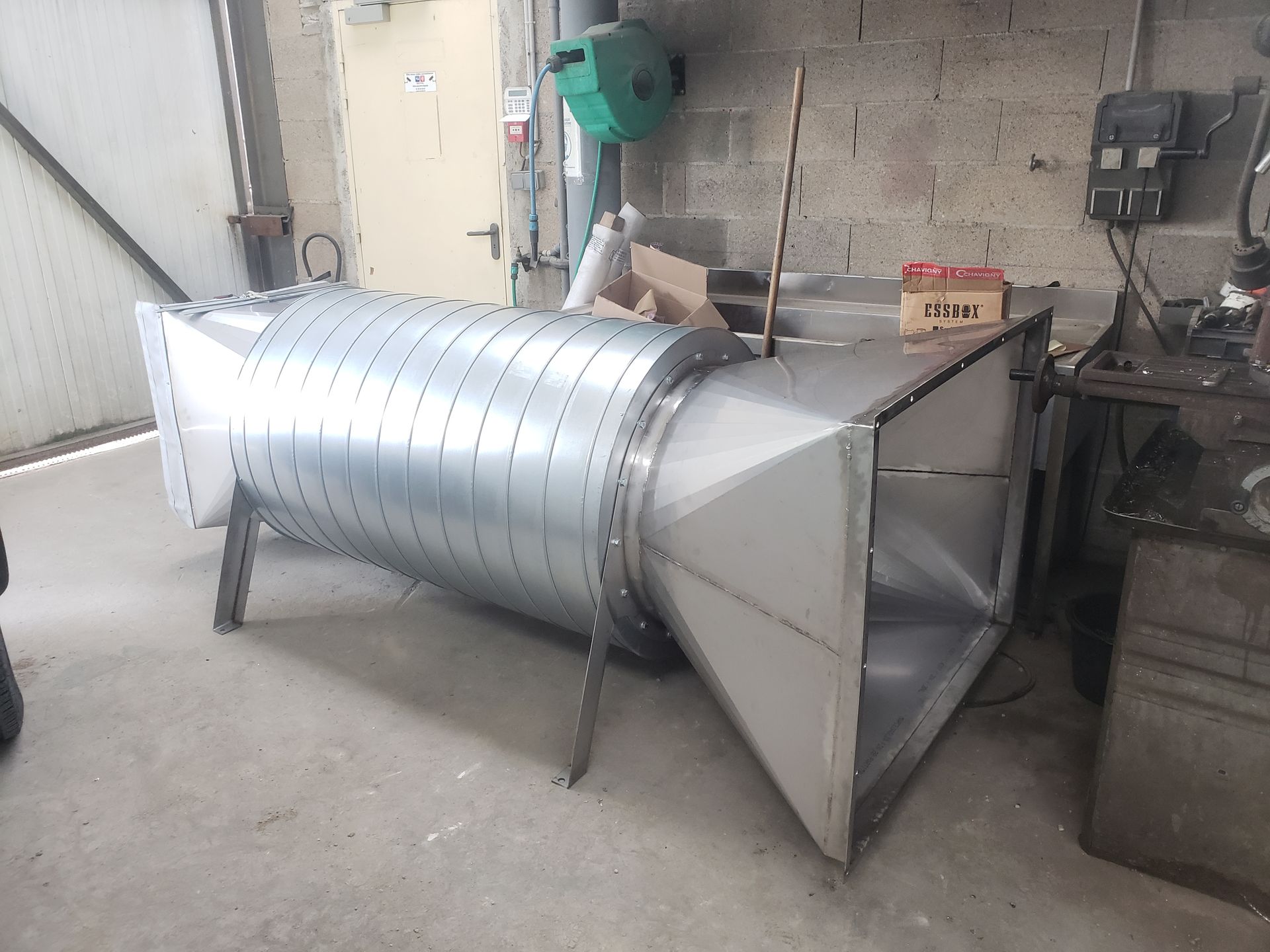 Nos réalisations : une construction de métallerie en métal