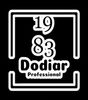 Logotipo blanco sobre negro: "1983 Dodiar Professional" en una caja estilizada.