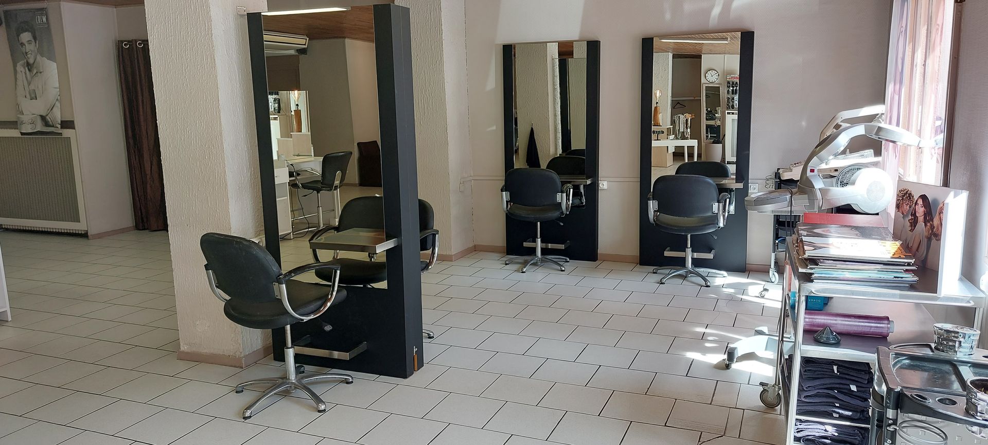 Sièges pour coupe de cheveux