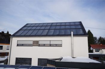 Haus mit Solardach