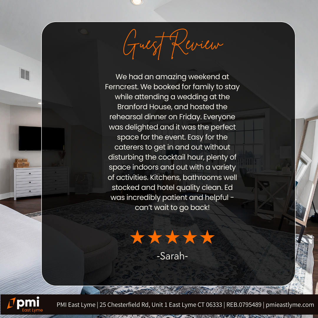 Guest review for Pomcrest, family stay for a wedding.  