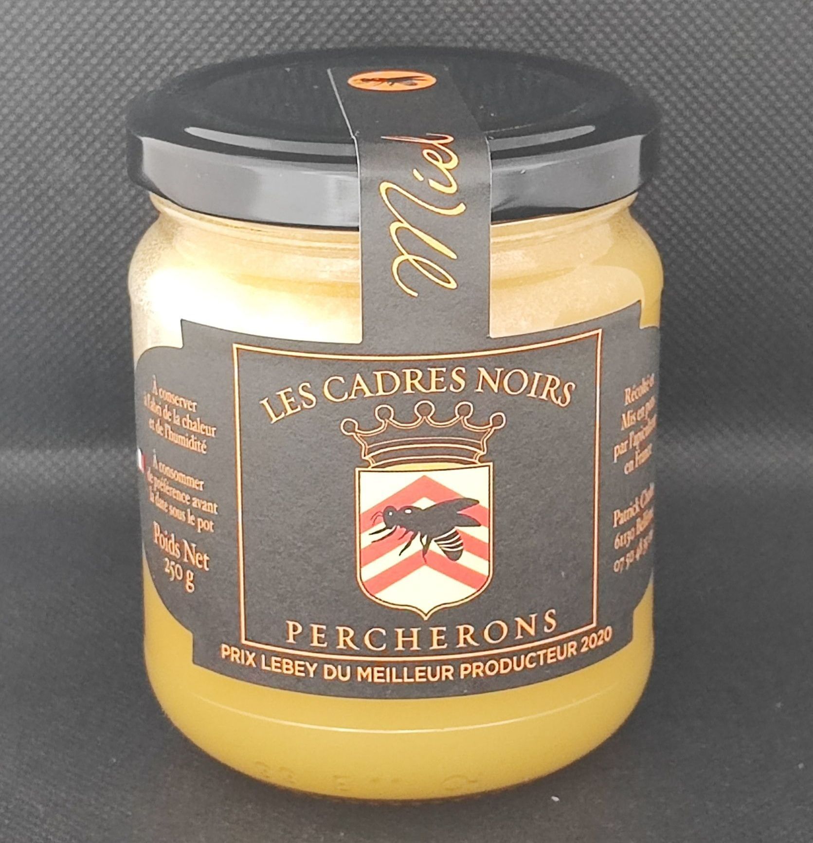 Photo d'un pot de miel de Luzerne