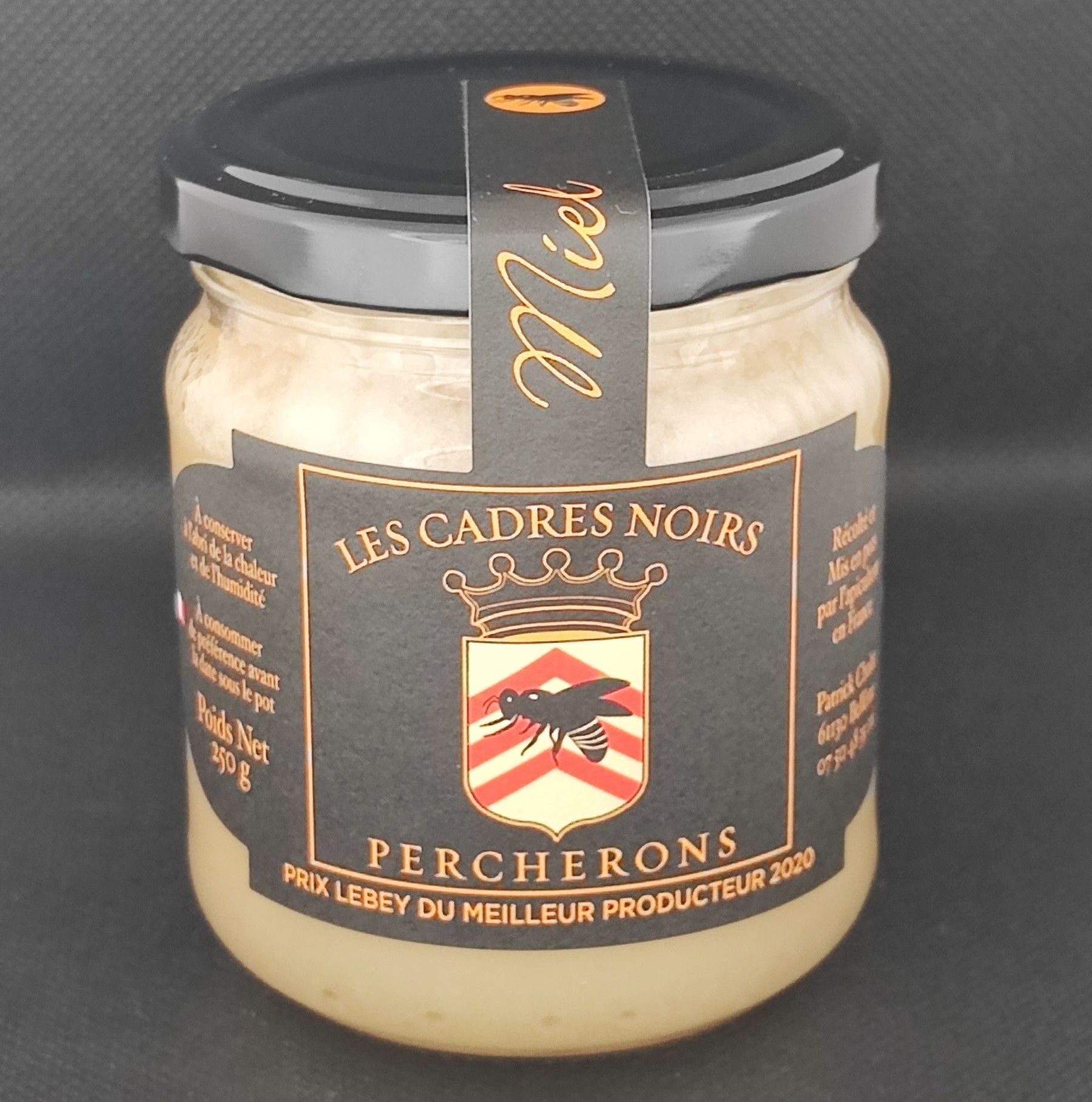 Photo d'un pot de miel de pommier