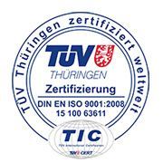 TÜV Zertifizierung DIN EN ISO 9001:2008