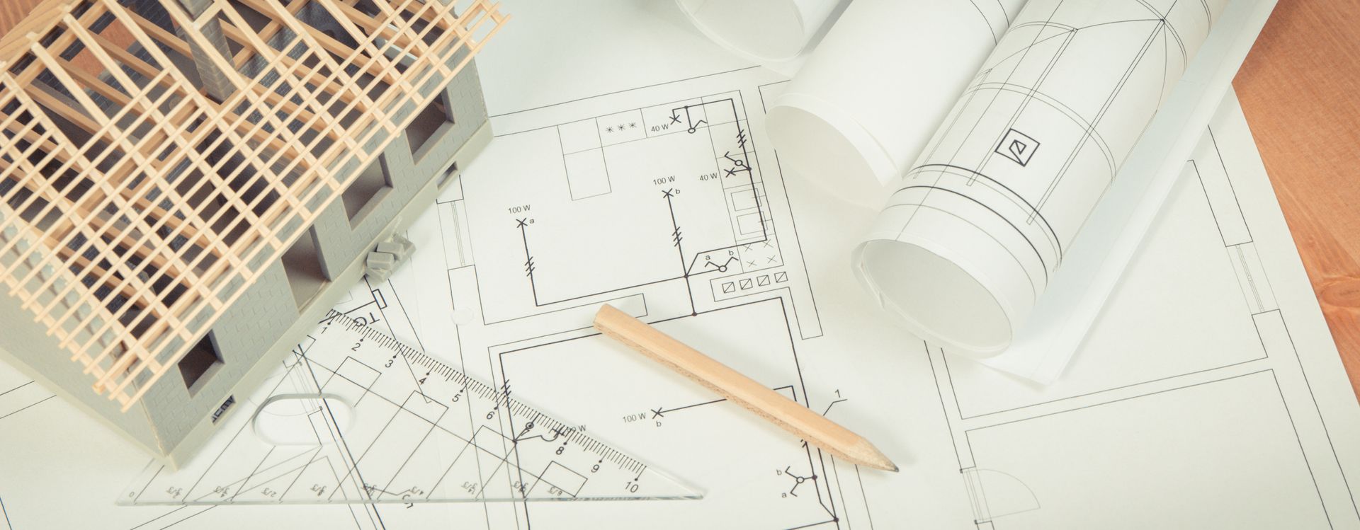 Des plans de construction