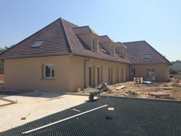 Des travaux de construction de maison
