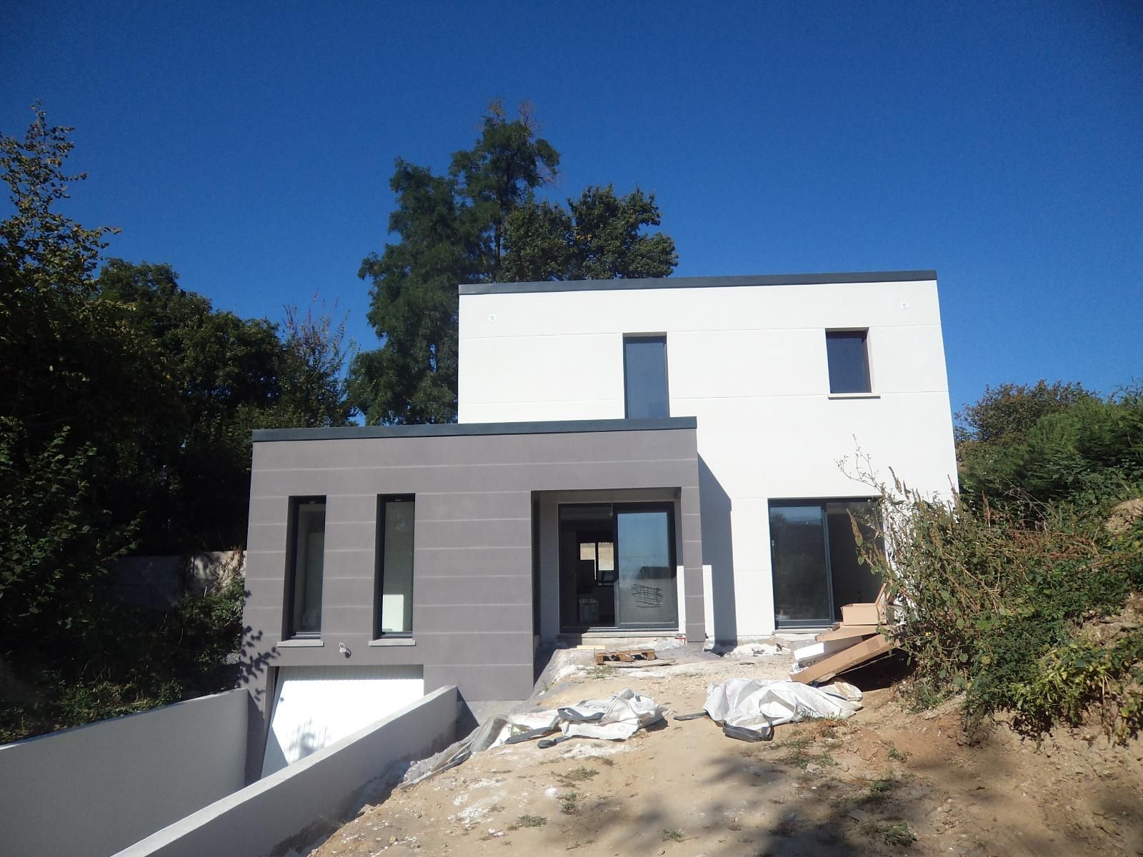 Construction d'une maison moderne