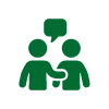 Gespräch zwei Personen Icon