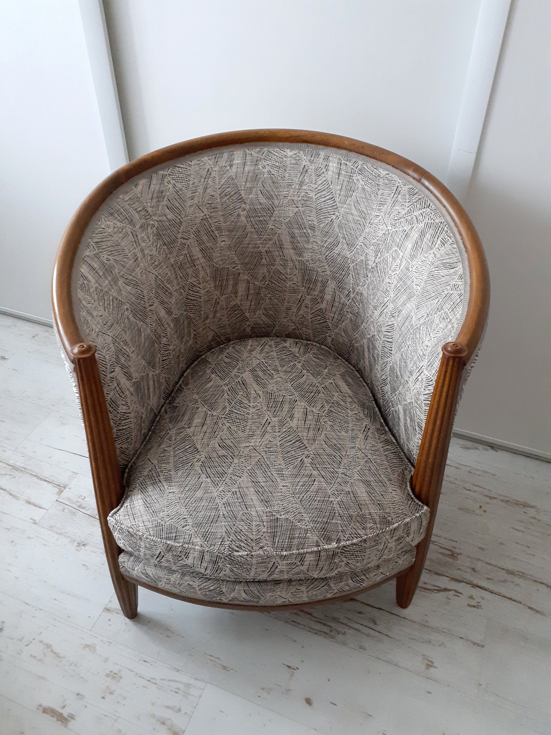 Fauteuil tonneau terminé