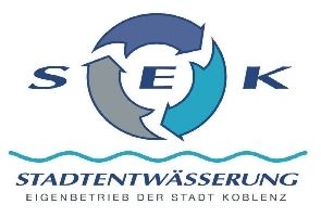 A logo for seek stadtentwasserung eigenbetrieb der stadt koblenz