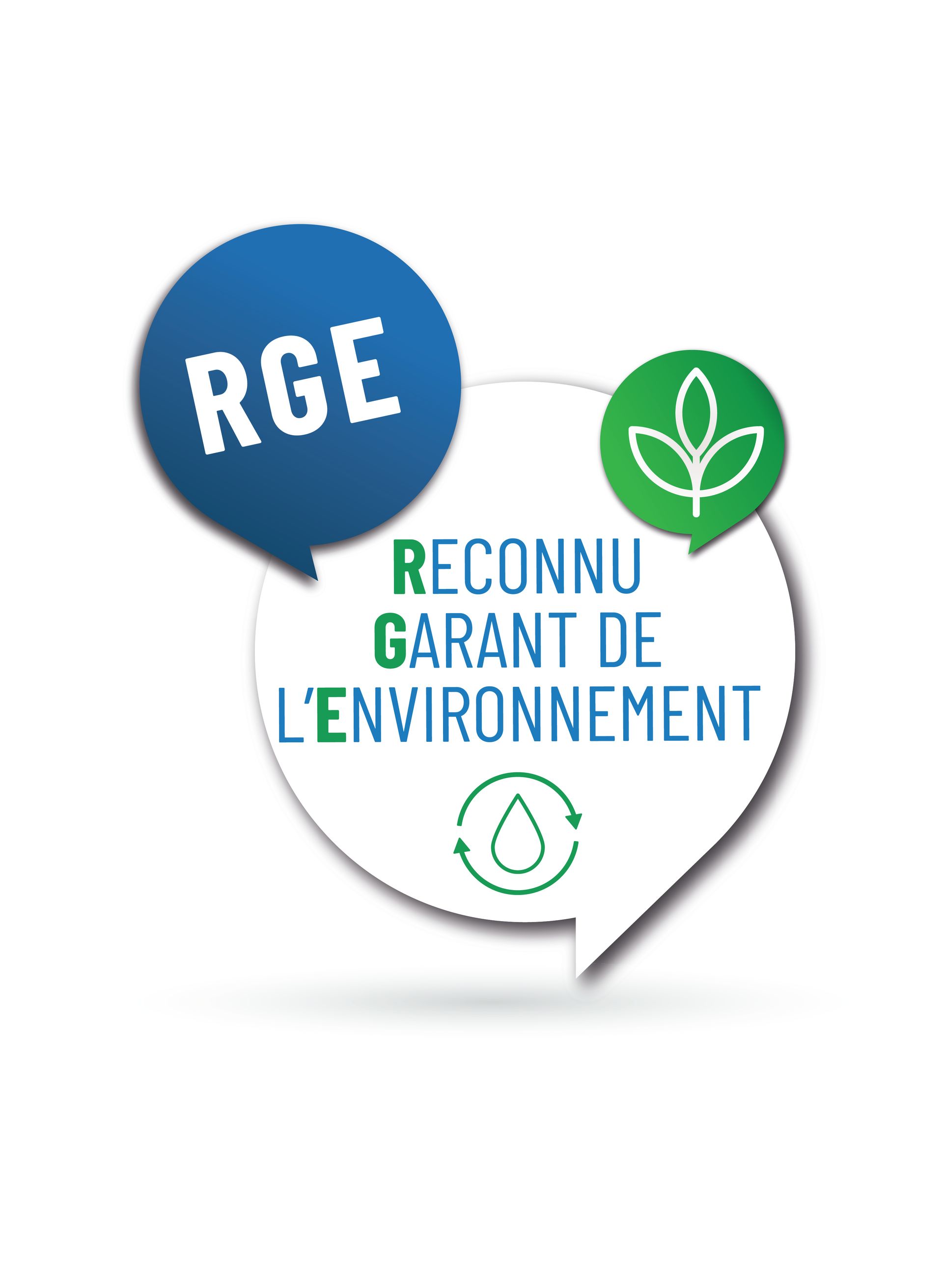 Des bulles notées RGE : Reconnu Garant de l'Environnement
