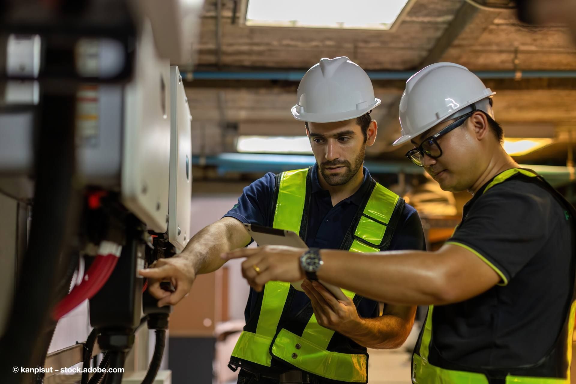 Elektriker bei Wartung und Elektroinstallation in Bindlach