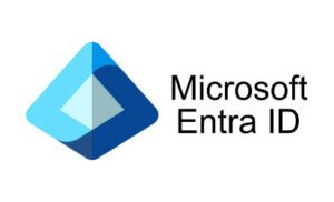 Logotipo de cuatro paneles al estilo de Windows en azul, verde y blanco sobre un fondo azul oscuro.