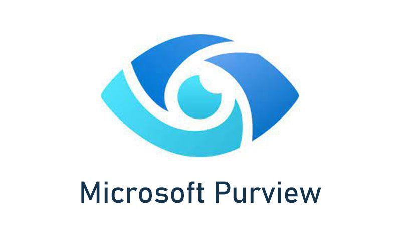 Logotipo azul y turquesa al estilo de Microsoft Office sobre un fondo blanco.