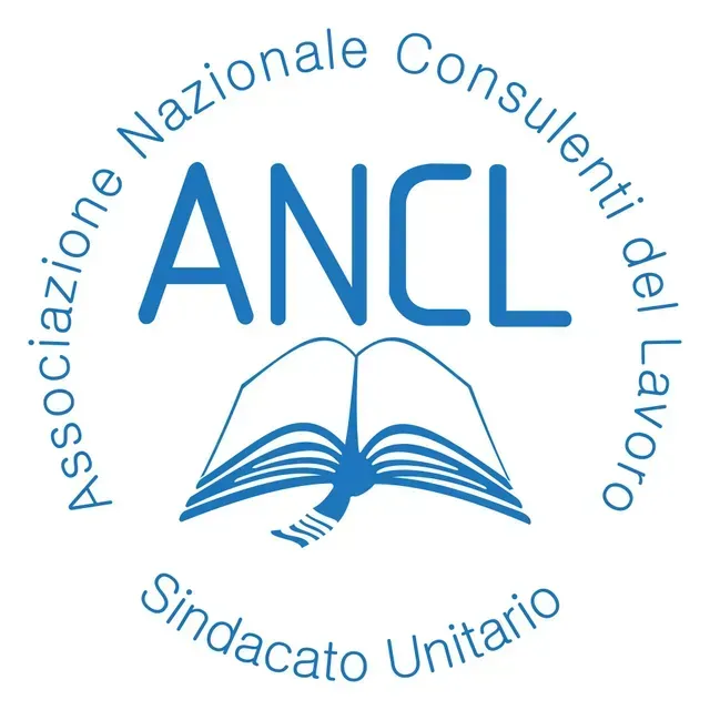 Il logo dell'ancl mostra un libro aperto