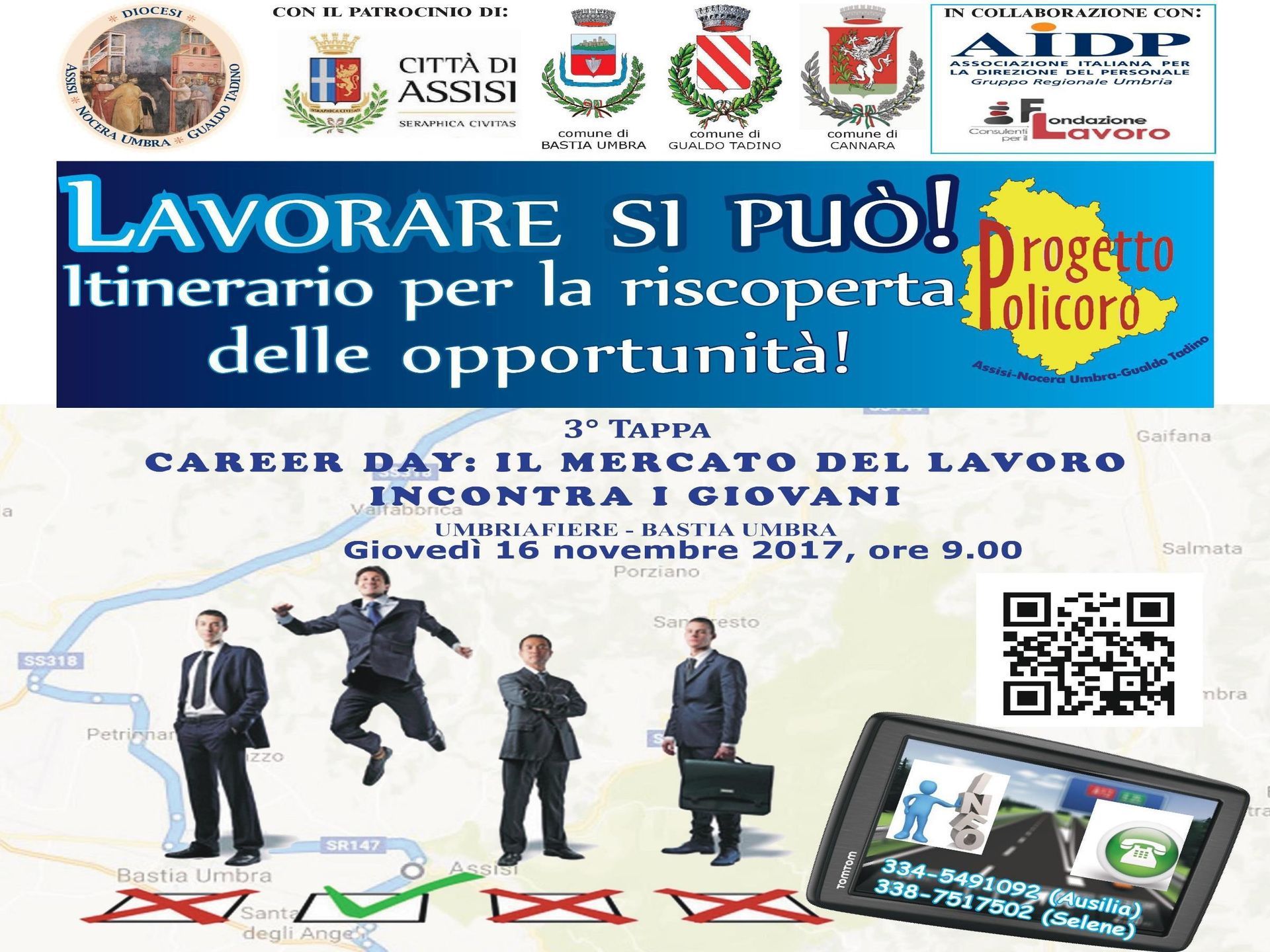 Un poster per una giornata di carriera in Italia