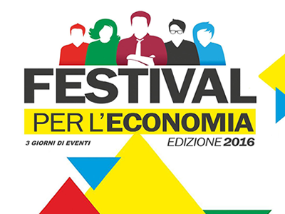 A poster for festival per l' economia edizione 2016