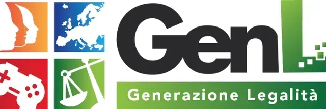 Un logo colorato per un'azienda chiamata gen