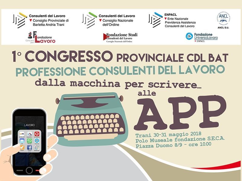 Una persona tiene in mano un telefono cellulare davanti a una macchina da scrivere.