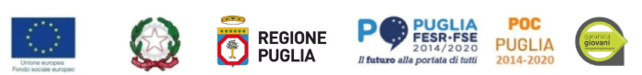 Un gruppo di loghi tra cui uno per la regione puglia