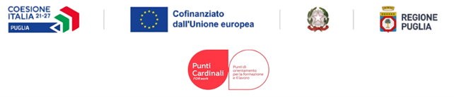 Un gruppo di loghi tra cui uno per la regione puglia