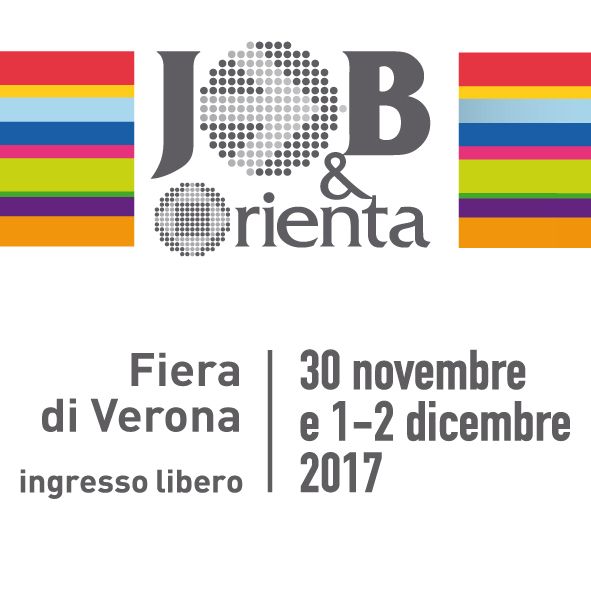 Un logo per una fiera del lavoro e dell'orientamento a Verona