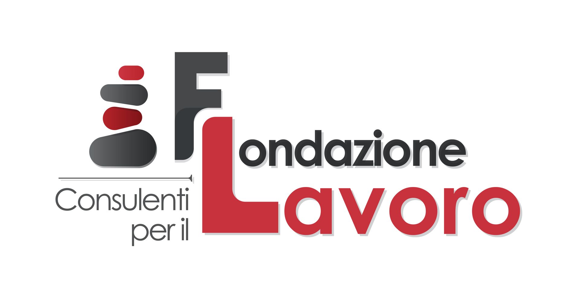 A logo for a company called fondazione lavoro