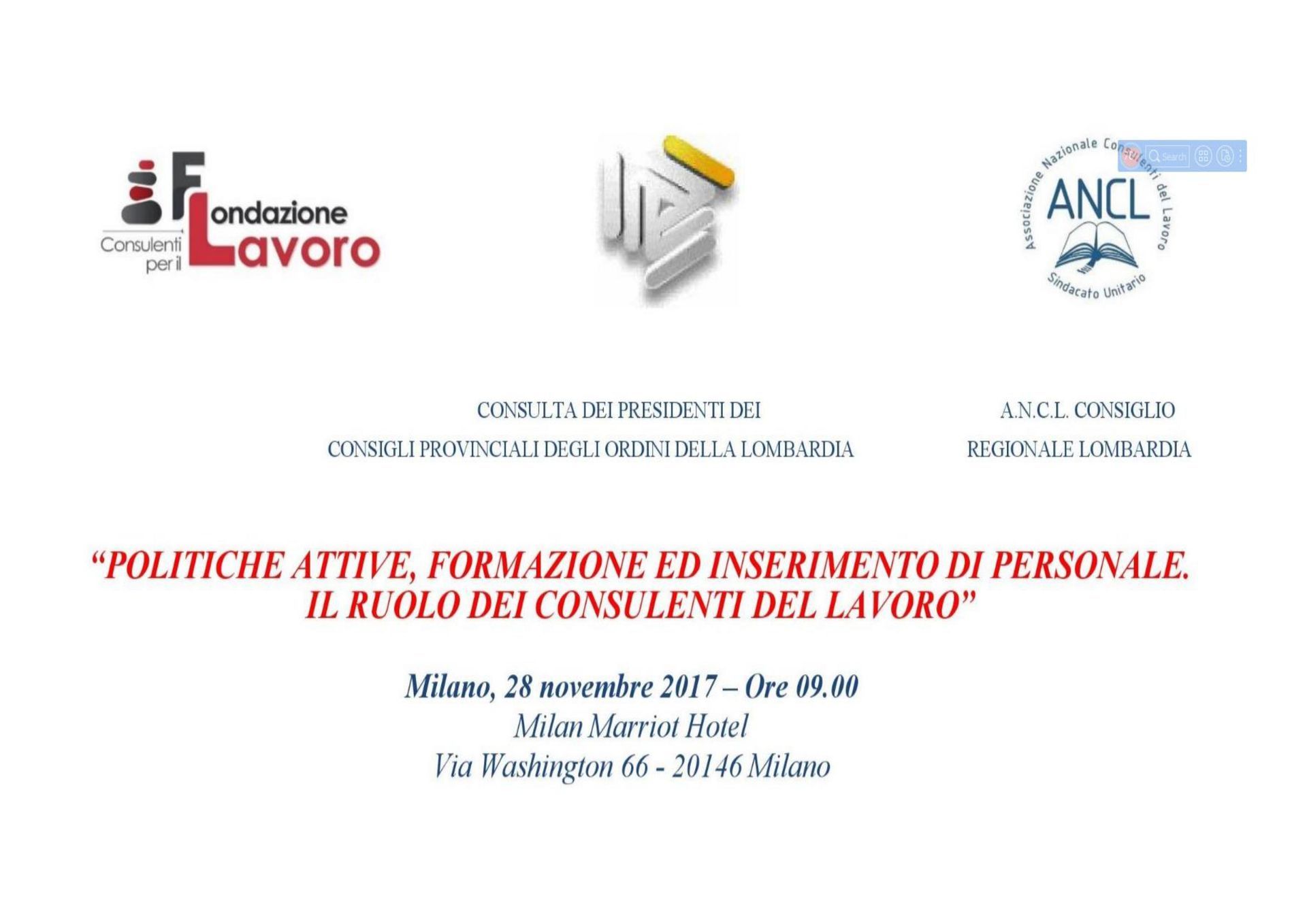 politiche attive formazione ed inserimento di personale il ruolo dei consulenti del lavoro