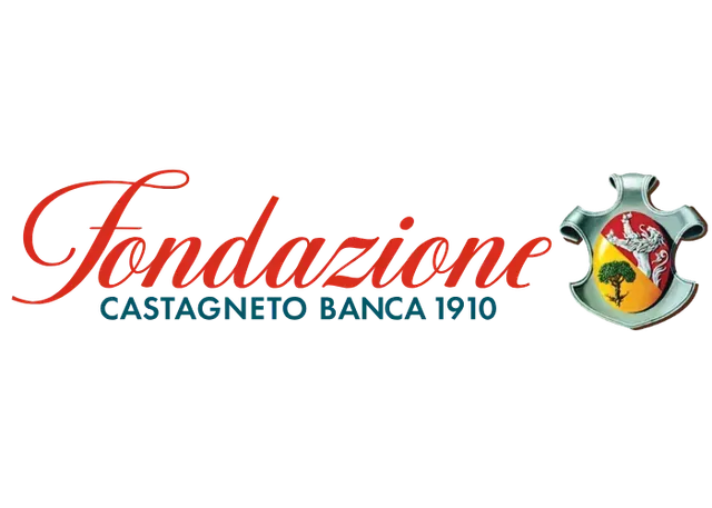 A logo for fondazione castagneto banca 1910