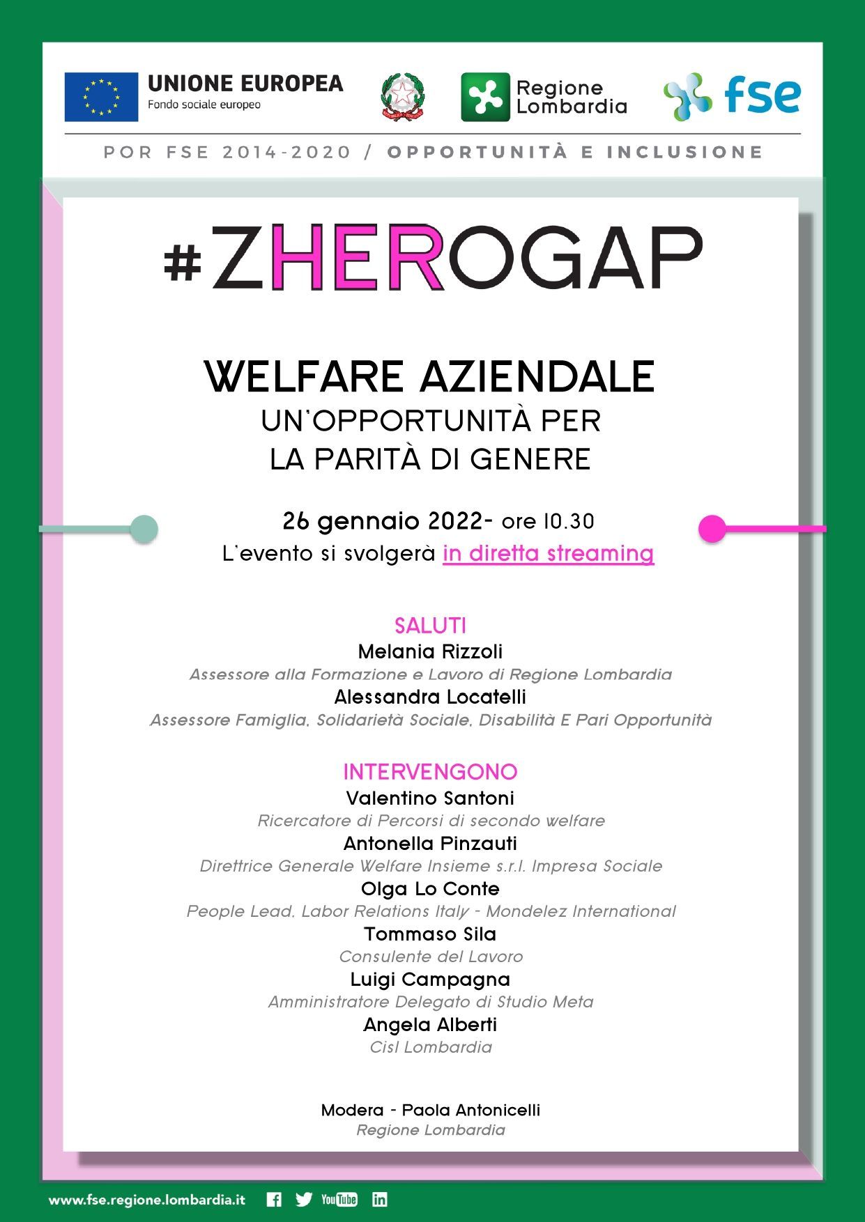 A poster for a welfare aziendale event.