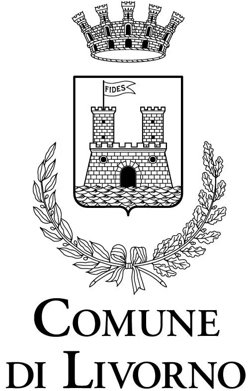 A black and white logo for comune di livorno