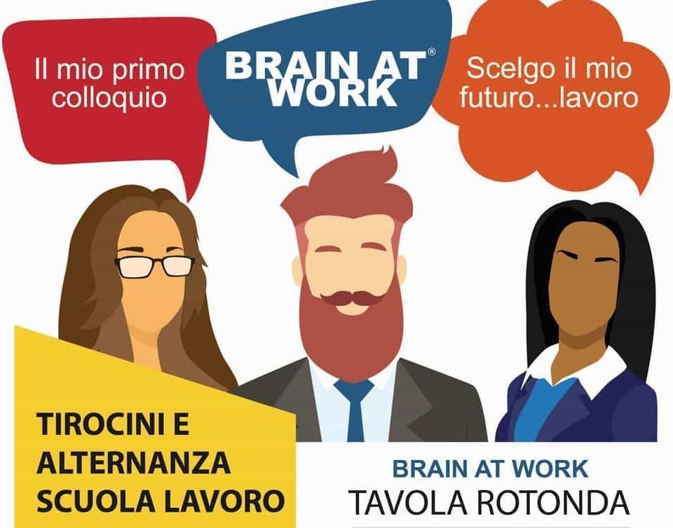 Una pubblicità per brain at work tavola rotonda